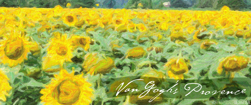 Van Gogh's Provence - Sunflowers by Wanderlust Designer