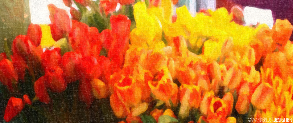 Tulips at the Seattle Public Market by Wanderlust Designer