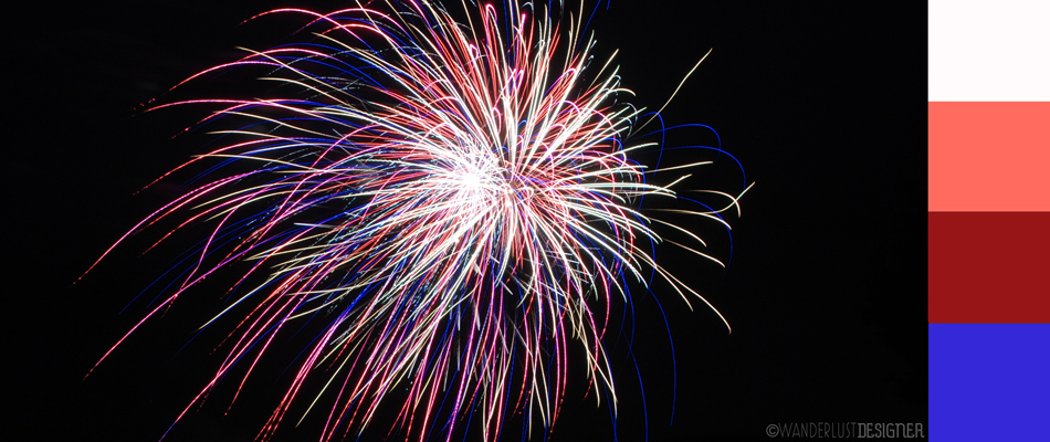 Fireworks Over Lake Tahoe by Wanderlust Designer