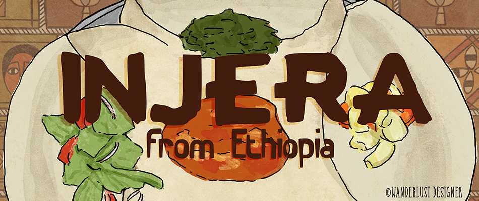 Injera from Ethiopia by Wanderlust Designer